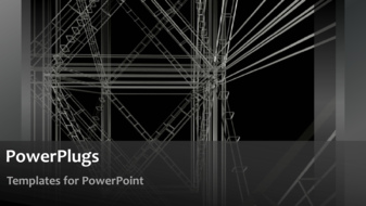 PowerPoint Template - An abstract industrial background